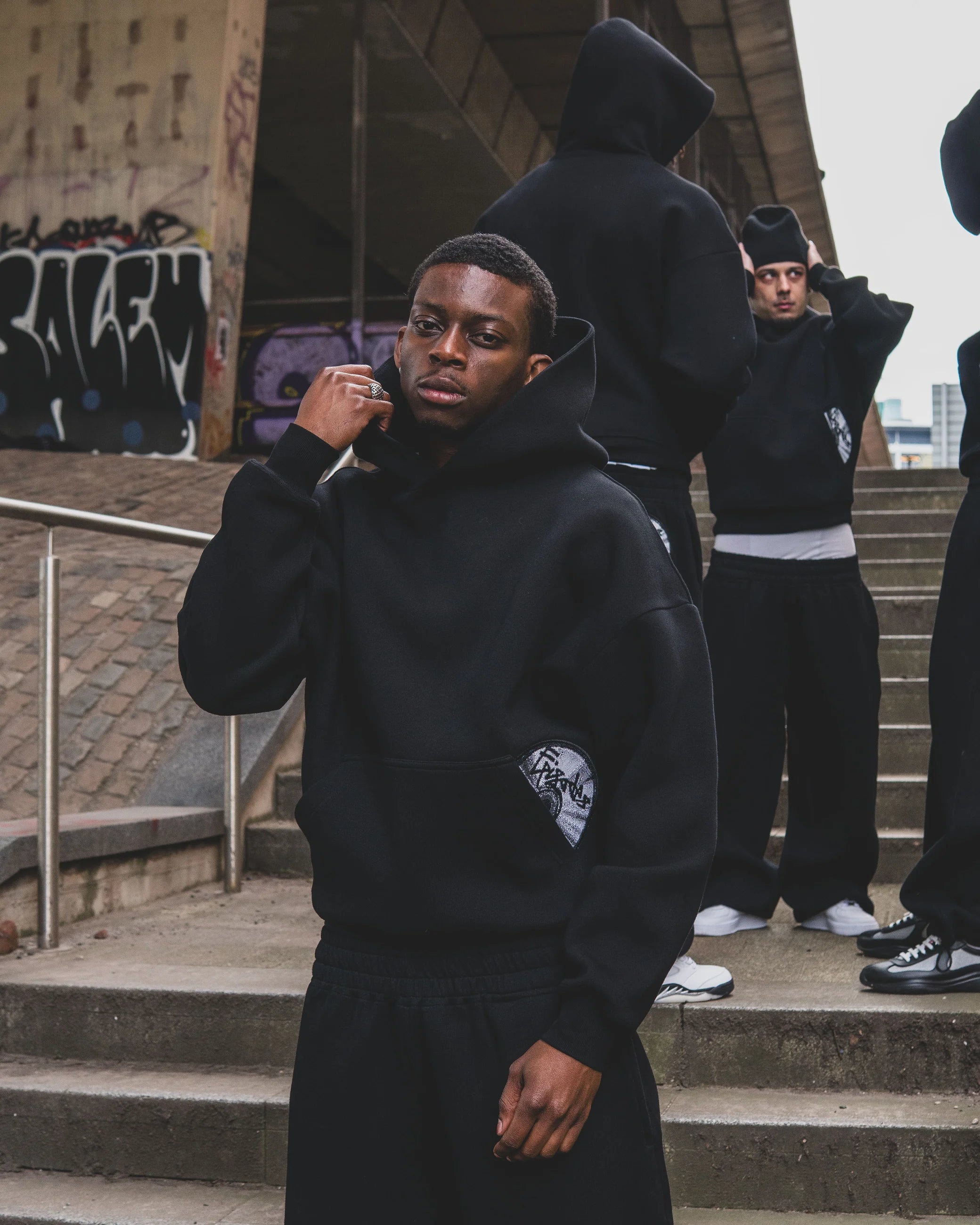 CD FULL TRACKSUIT BLACK [630GSM]
