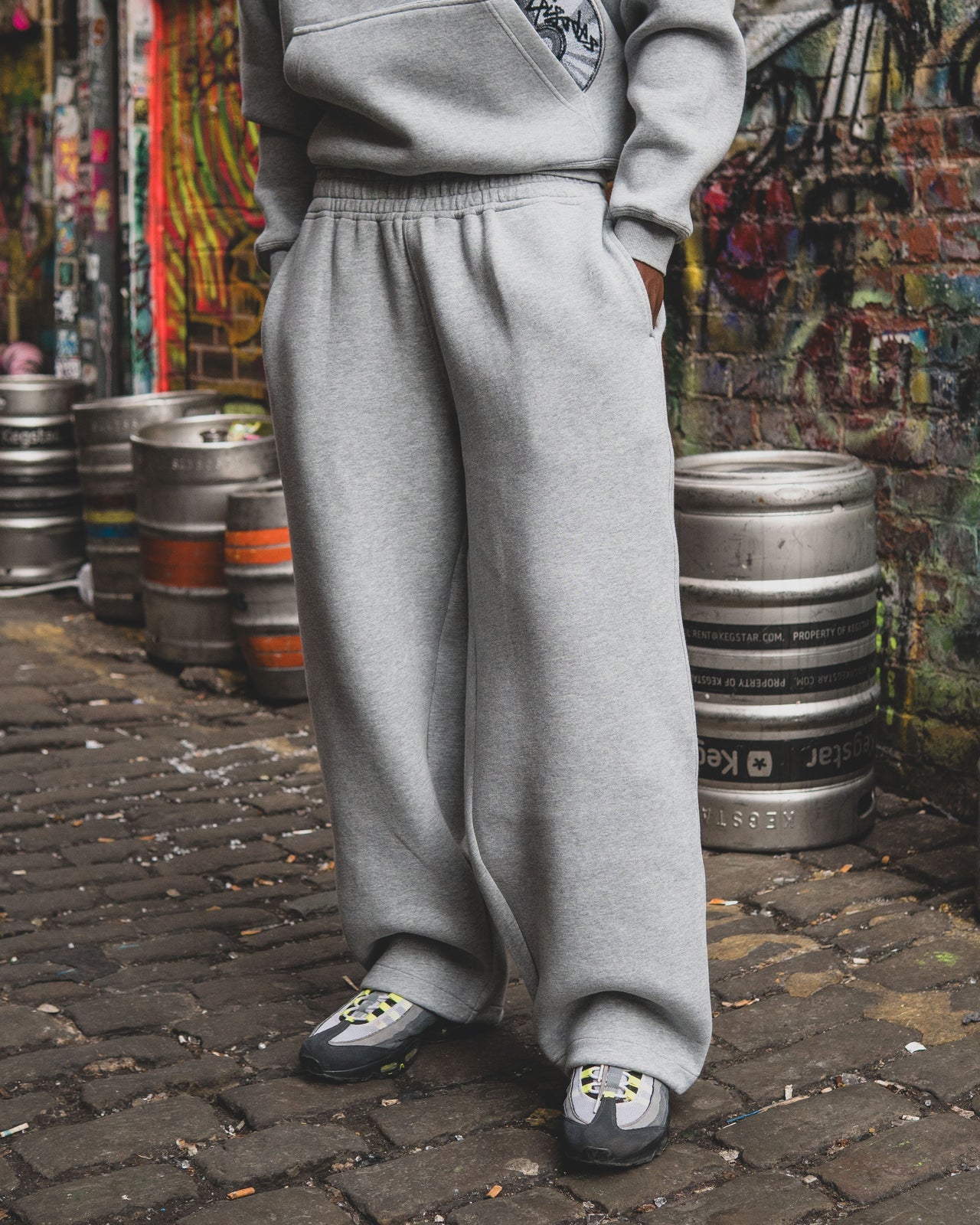 CD LOOSE JOGGERS GREY [630GSM]