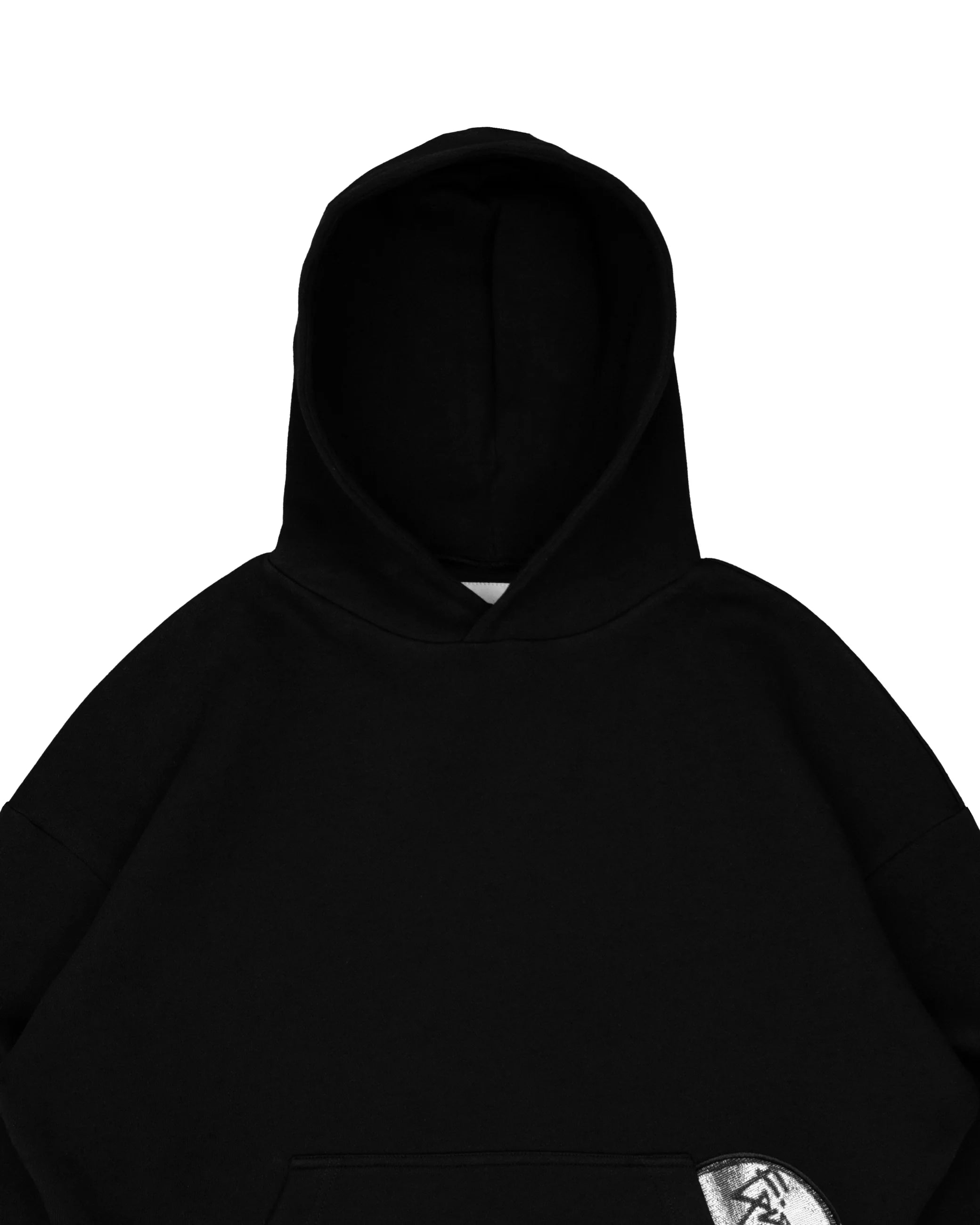 DISC HOODIE BLACK [630GSM]