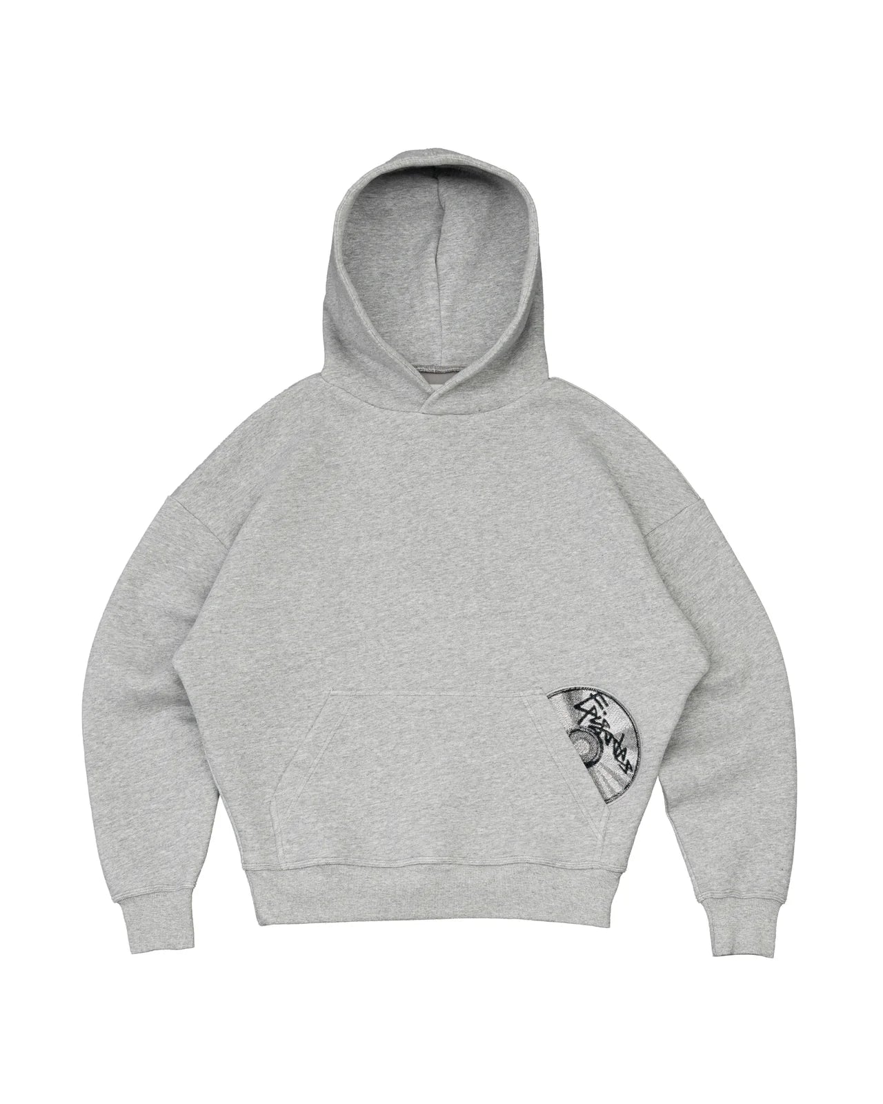DISC HOODIE GREY [630GSM]