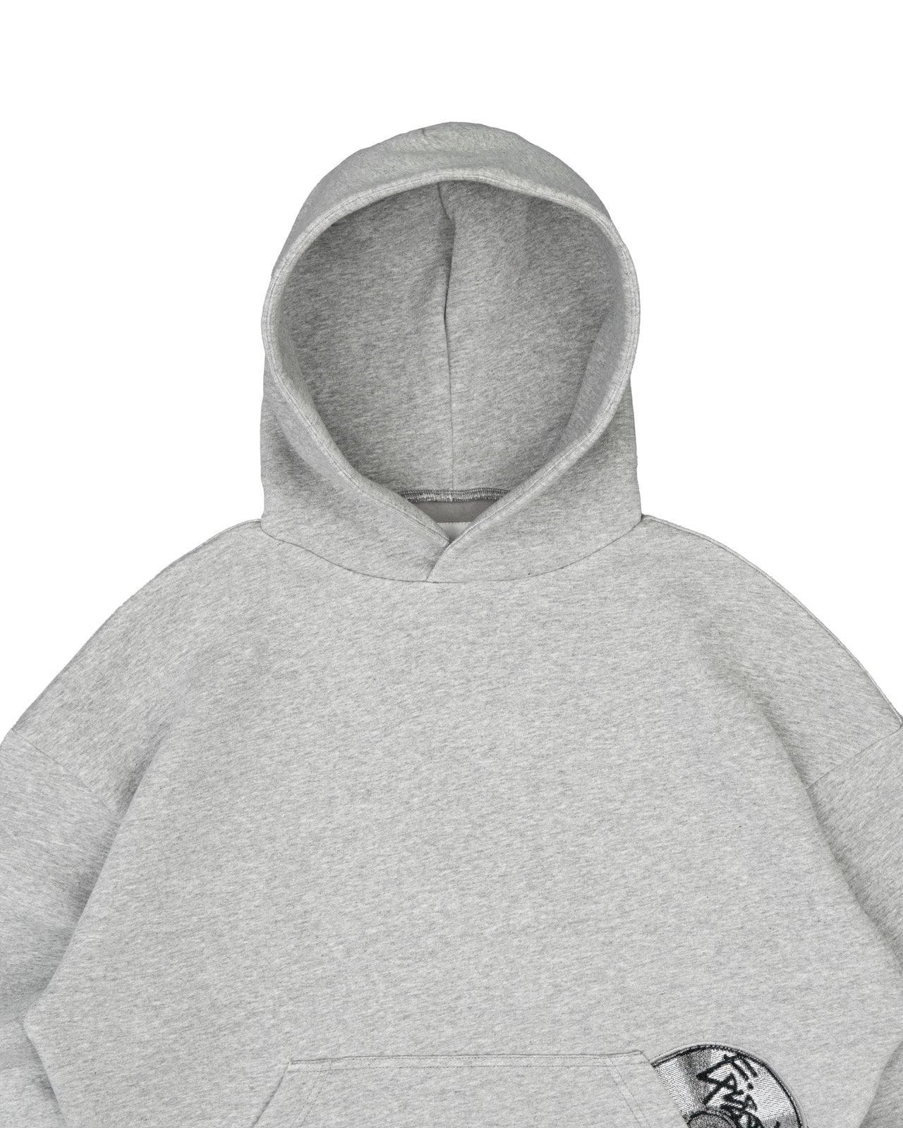 DISC HOODIE GREY [630GSM]