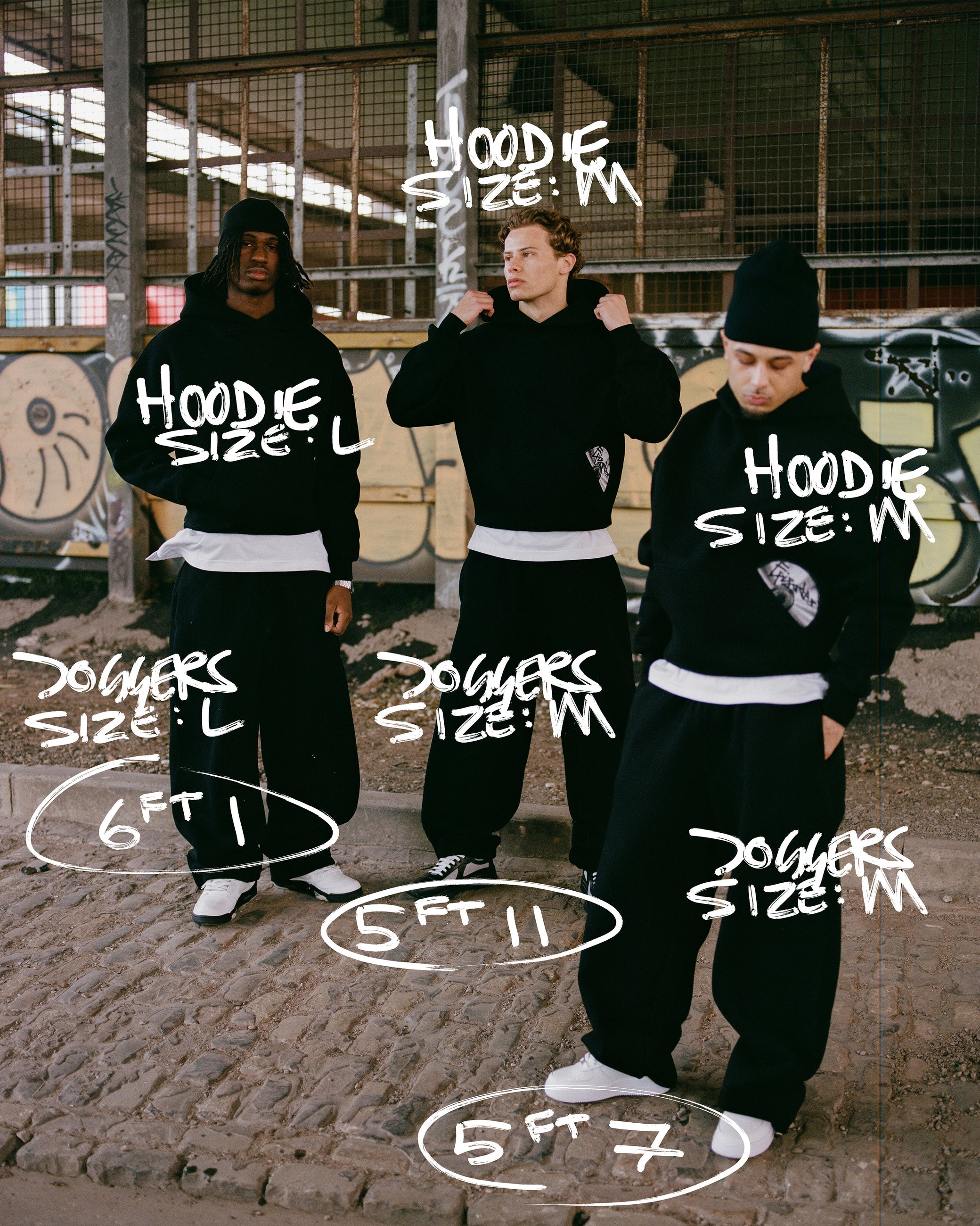 CD FULL TRACKSUIT BLACK [630GSM]